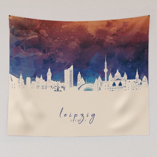 Item preview, leipzig skyline designed and sold by BekimART2.