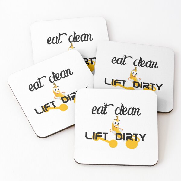 Item preview, Eat clean lift dirty designed and sold by Davidfs.