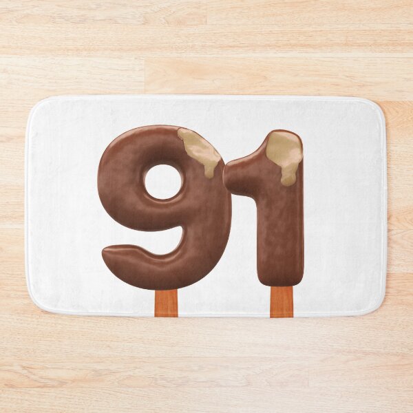 Item preview, 91 Ice Cream Ninenty One Number 3d Chocolate designed and sold by HelloFromAja.