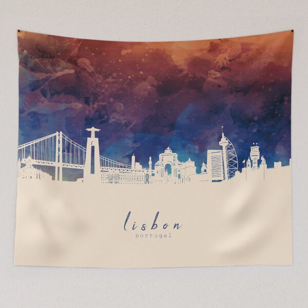 Item preview, lisbon skyline designed and sold by BekimART2.