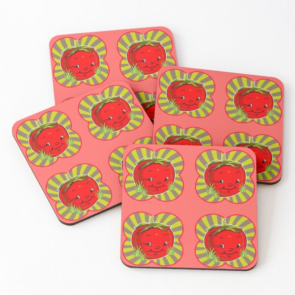 Item preview, Cute kawaii vintage inspired red tomato designed and sold by CirqueBizerk.