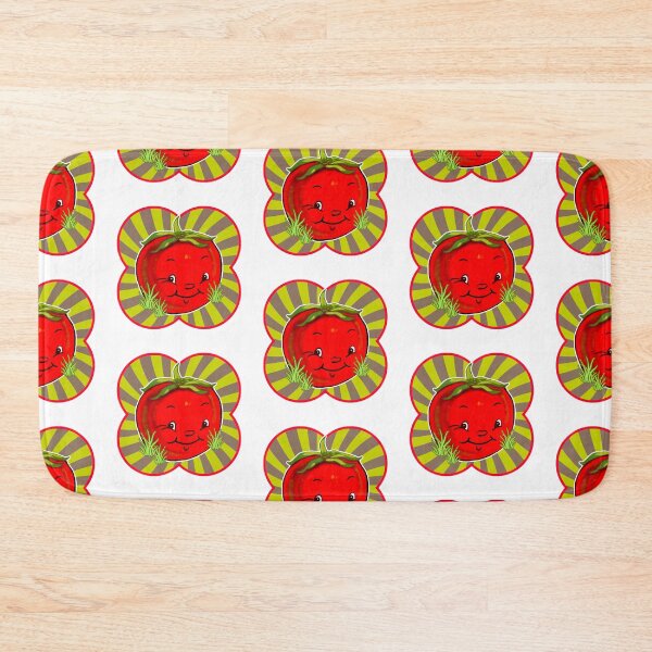 Item preview, Cute kawaii vintage inspired red tomato designed and sold by CirqueBizerk.