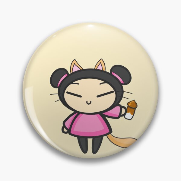 Item preview, Pink Dalgona Coffee Cat Pucca designed and sold by aishiiart.