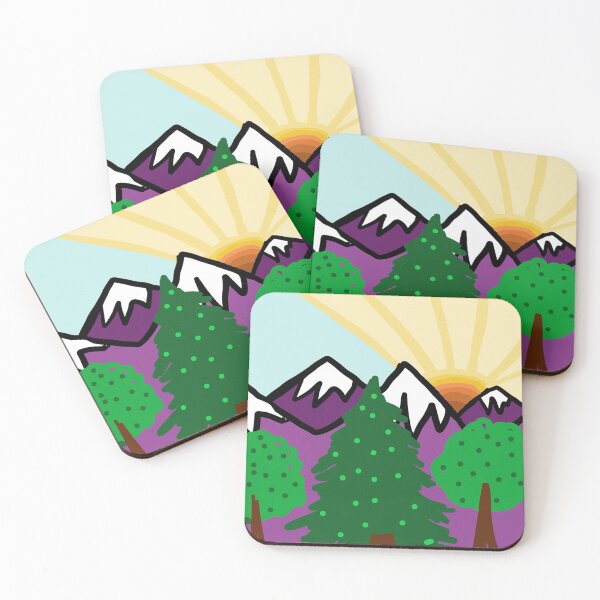 Item preview, Lala Purple Mountain Doodle designed and sold by LalaDoodleBug.