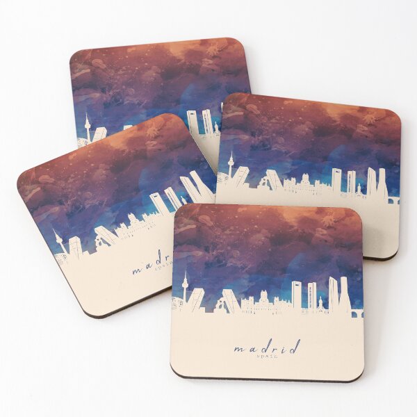 Item preview, madrid skyline designed and sold by BekimART2.