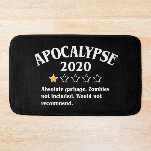 Item preview, Apocalypse 2020 - One Star Rating Review - Zombies Not Included Funny Sarcasm Gift designed and sold by NatIntrovertSoc.