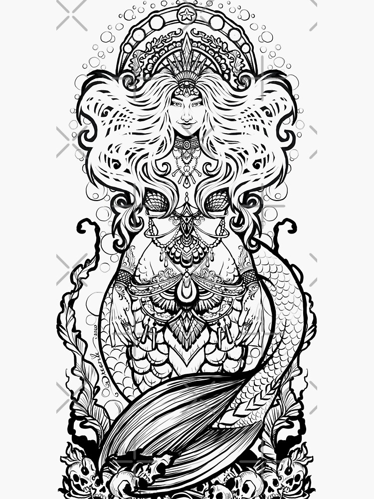 Dreamie's Art Nouveau Mermaid by dreamie09
