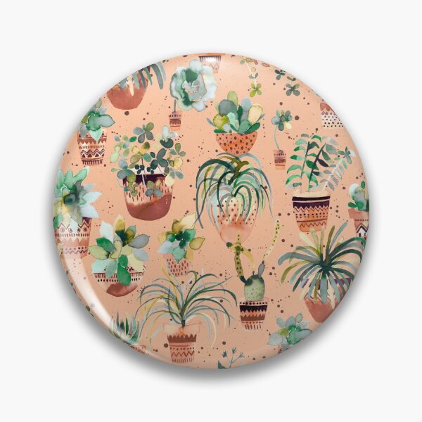 Item preview, Love for house plants - Cactus and succulents garden in terracotta pots designed and sold by ninoladesign.
