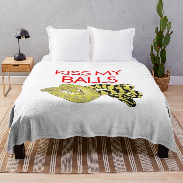 Item preview, ball python morphs sticker - kiss my balls designed and sold by BDesignerMorphs.