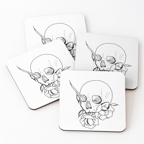 Item preview, Flower Skull designed and sold by designedsyddd.