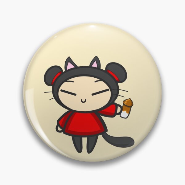 Item preview, Dalgona Coffee Black Cat Pucca designed and sold by aishiiart.