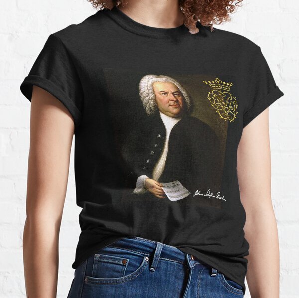 Bach with his Monogram Classic T-Shirt