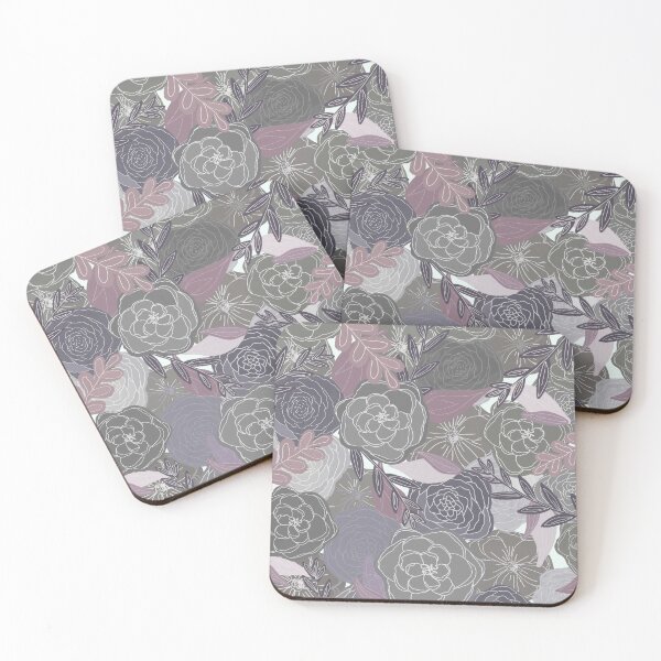 Item preview, Light purple and gray flowers designed and sold by melsd00dles.