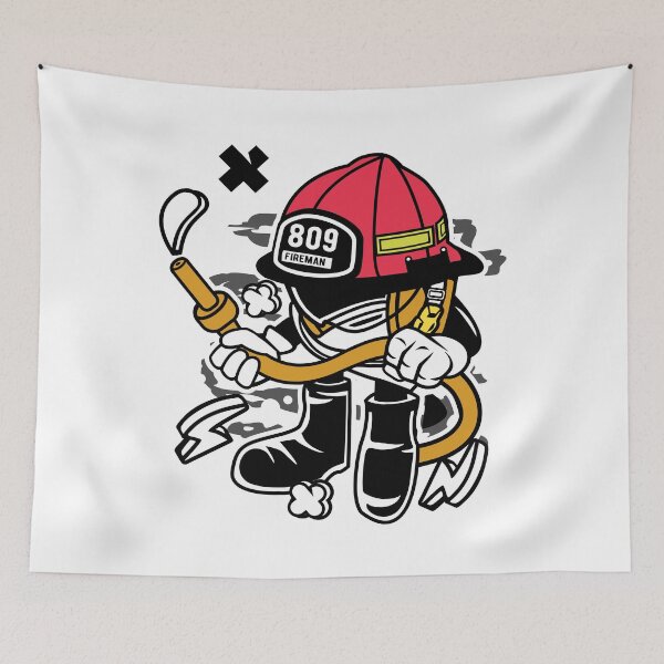 Item preview, Firefighter Firefighter Extinguish Fire Comic Gift designed and sold by CBShirtStar.