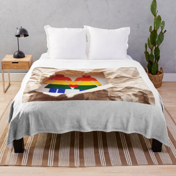 Artikelvorschau, Regenbogenschattenbild der LGBT-Frauen auf Bastelpapier entworfen und verkauft von vilma3000.
