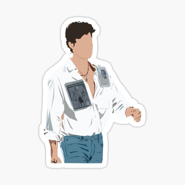 shawn mendes illustration Sticker