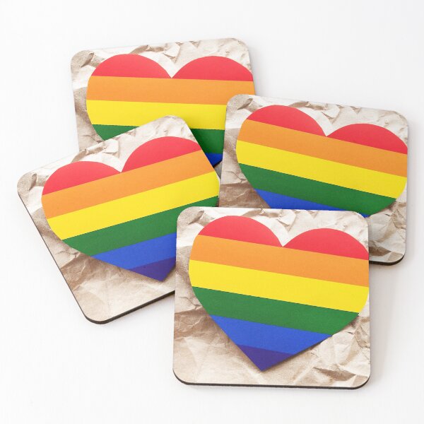Artikelvorschau, LGBT Herz auf Bastelpapier entworfen und verkauft von vilma3000.