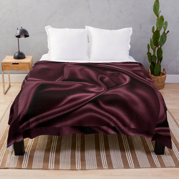 Item preview, Red Burgundy Wine Folded Satin Silk Abstract Textures Fabric Cloth Soft designed and sold by NoGrayDays1.