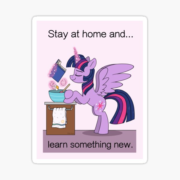 Stay at Home - Twilight Sparkle Sticker