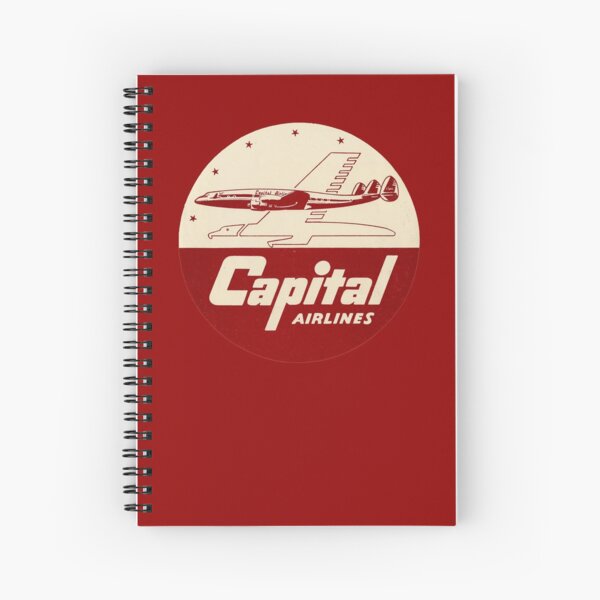 Capital Airlines Spiral Notebook