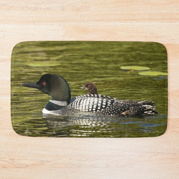 Item preview, Mother and her loon chick designed and sold by locustgirl.
