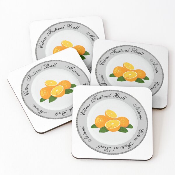 Item preview, Golden Girls Citrus Festival Ball Plate designed and sold by EverydayDesign.