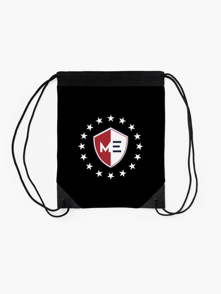 Thumbnail 2 of 3, Drawstring Bag, Maxx Exchange Stars Emblem Logo Insignia Badge. designed and sold by maxxexchange.