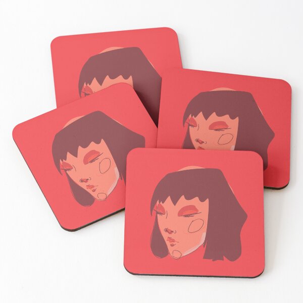 Item preview, RED MONOCROME PROTRAIT GIRL  designed and sold by arianna cabrera.