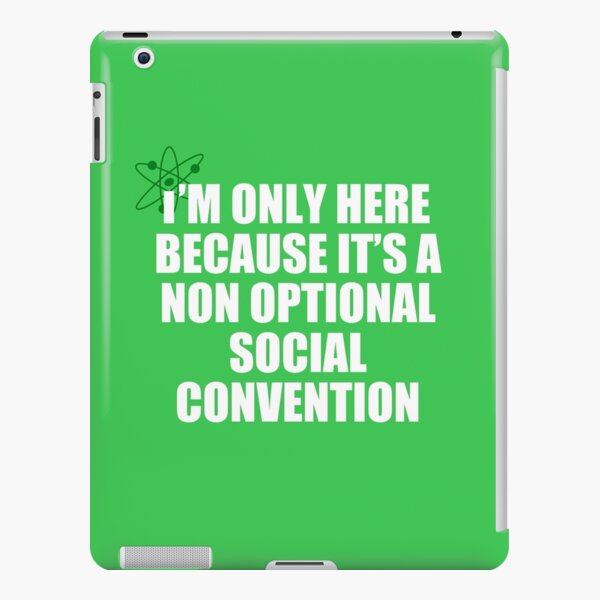 convention sociale non optionnelle Coque rigide iPad