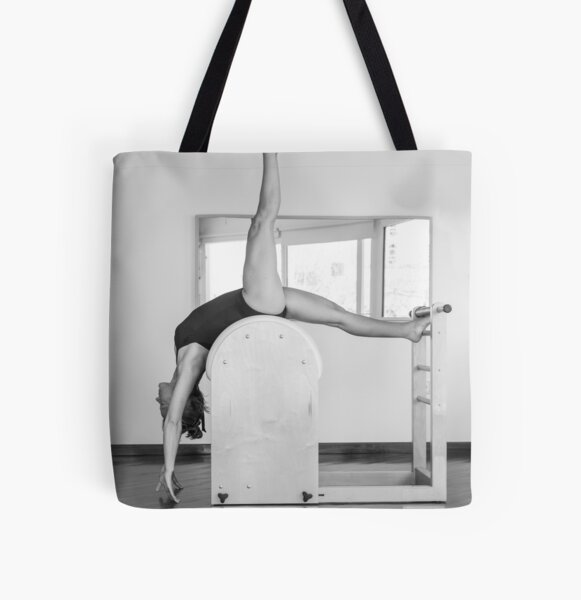 Pure Pilates with your teacher Ivana. Look great in Ibiza All Over Print Tote Bag