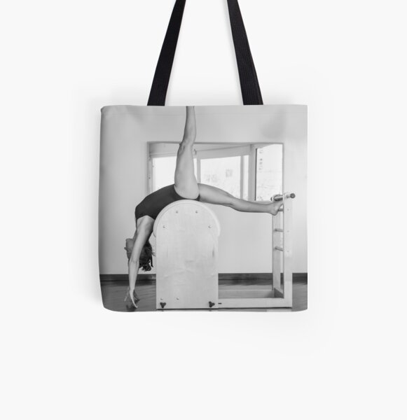Pure Pilates with your teacher Ivana. Look great in Ibiza All Over Print Tote Bag