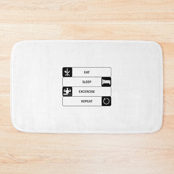 Item preview, Eat - Sleep - Exercise - Repeat - Fitness - Sports - Hobby designed and sold by AndiHK.