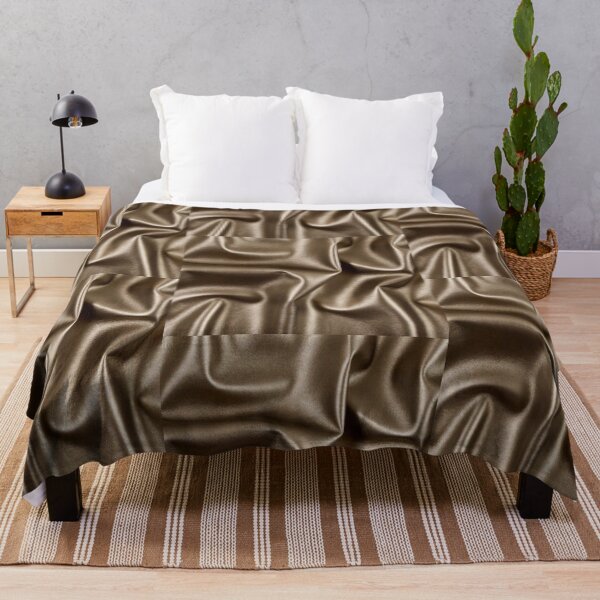 Item preview, Gold Bronze Tan Folded Leather Lamb Skin Abstract  designed and sold by NoGrayDays1.