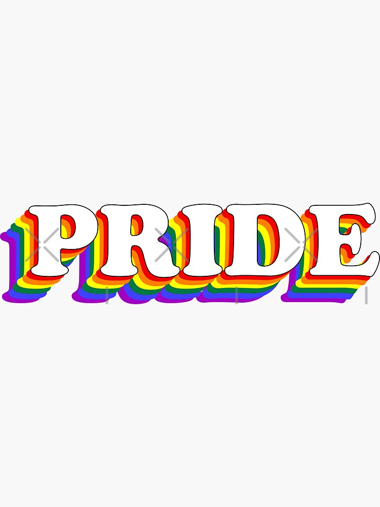 Pride Lgbt Flag Sticker For Sale By Skr0201 Redbubble