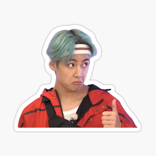 Taehyung impressed Sticker