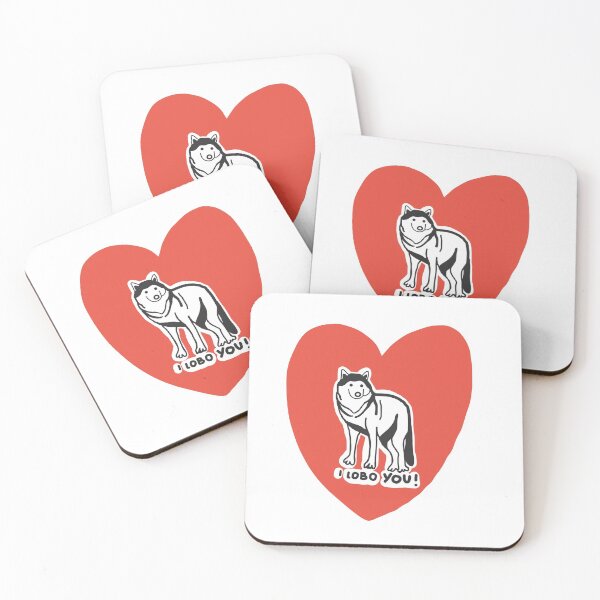 Item preview, Te lobo _ gracioso perro corazón san valentín amoroso te amo designed and sold by Tropical Blood.