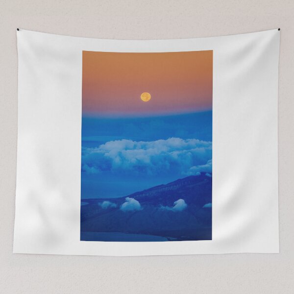 Item preview, Dreamy Blue Sunset Mountains  designed and sold by newburyboutique.