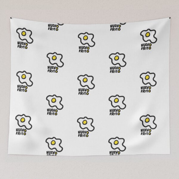 Item preview, Huevo frito Spanish words fried eggs  designed and sold by Tropical Blood.