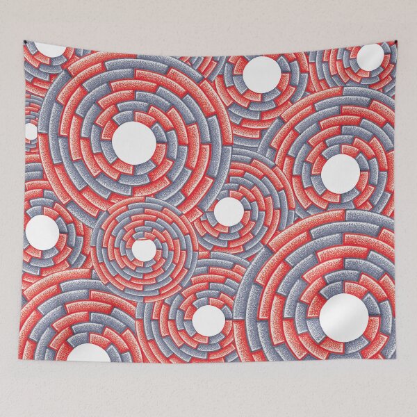 Item preview, Wall brick pattern mandala  designed and sold by MitoP.