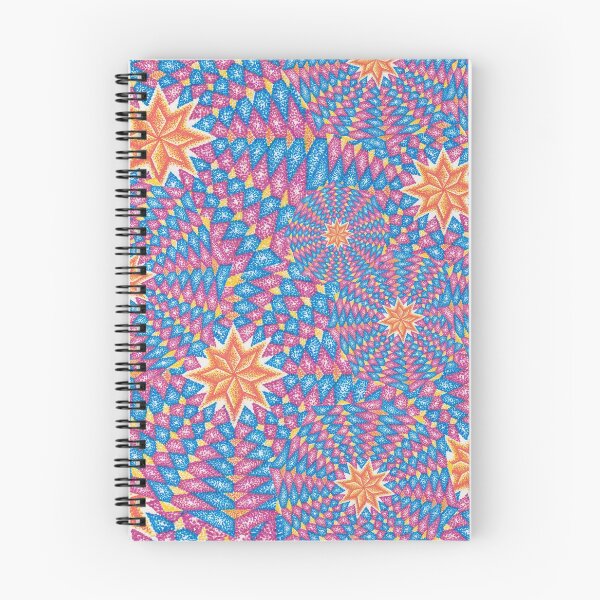 Item preview, Dotting art mandala purple, blue and yellow ponitillism painting designed and sold by MitoP.