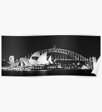 Sydney Harbour and Opera House Poster