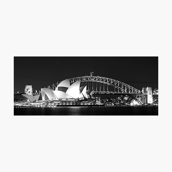 Sydney Harbour and Opera House Photographic Print
