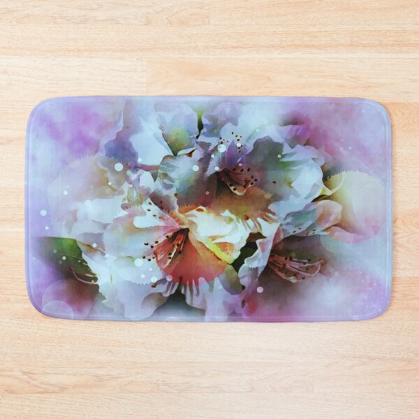 Item preview, Apple blossoms in an abstract design 1 designed and sold by harietteh.