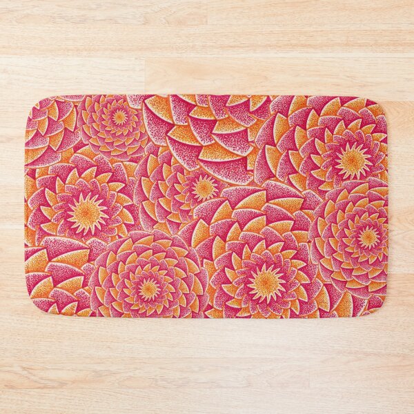 Item preview, Warm colors mandala pointillism painting designed and sold by MitoP.