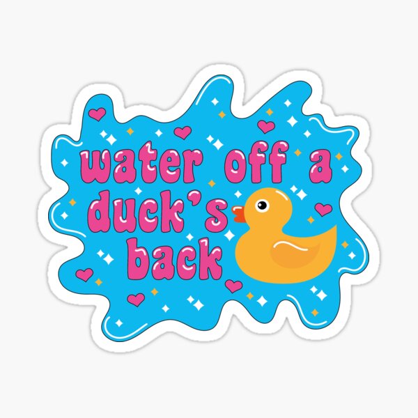 Item preview, Water Off a Duck's Back designed and sold by Monique Vasconcelos.