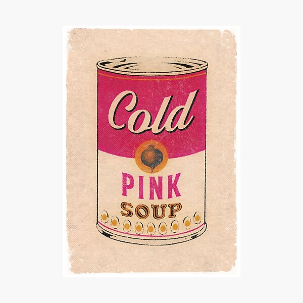 Item preview, Cold Pink Soup designed and sold by BeardyGraphics.
