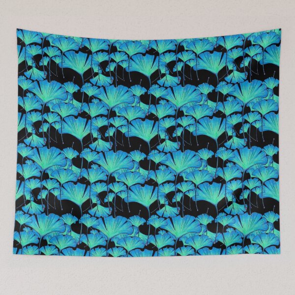 Item preview, gingko leaf black pattern  designed and sold by AnnaBaldon.