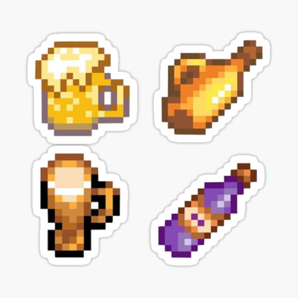 Aperçu de l'œuvre Boissons alcoolisées de Stardew Valley (alcool) créée et vendue par r9440.