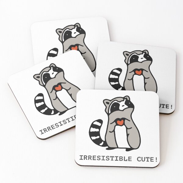 Item preview, Raccoon - irresistible cute designed and sold by leancircuit.