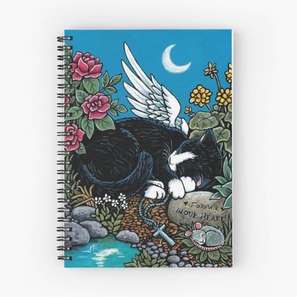 Item preview, Forever in Our Hearts - Sleeping Angel Cat designed and sold by LisaMarieArt & Illustration.